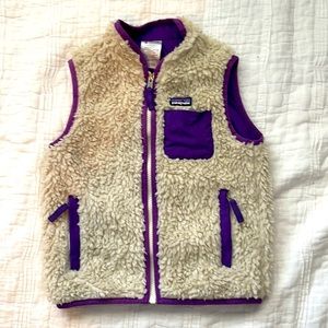 Patagonia Girls Retro X zip vest, 5T